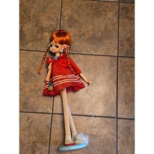 Vintage Bradley Big Eye Doll, also known as a pose doll or boudoir doll